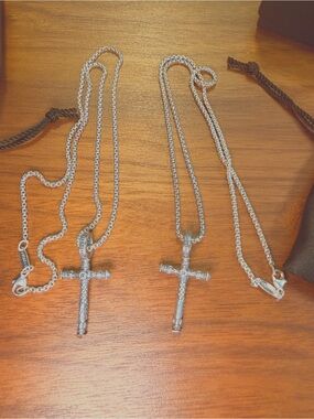 *EACH* Thomas Sabo Silver Cross Pendant Necklace (1 Pendant & 1 chain ONLY)